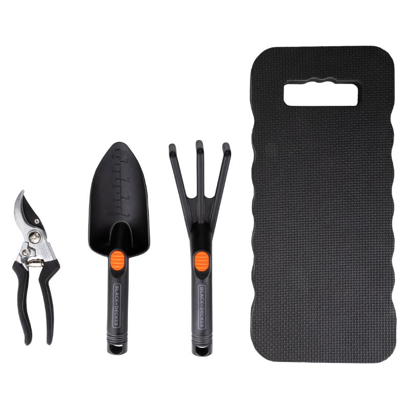Black & decker garden tool set 4pcs, , medium-null