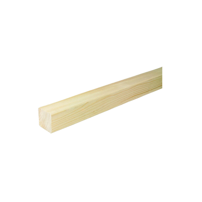 Nord wooden bracket pine unprocessed 240cm x25mm x25mm