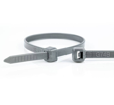 Wkk - plastic cable ties - for universal use - grey - 100x2,5mm - 100 pieces, , medium