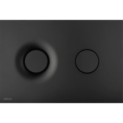 Flush plate dot.dot black matte (alcadrain)