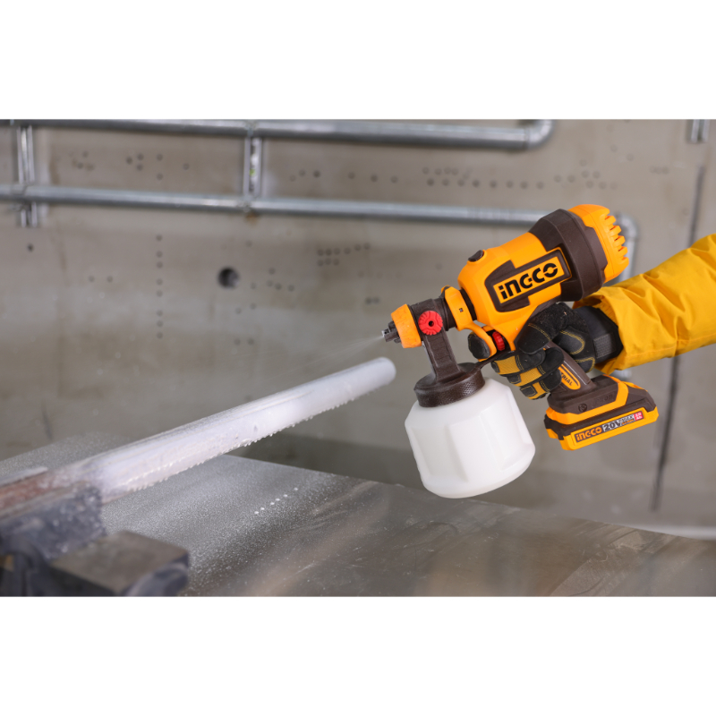 Ingco spray gun 20v 800ml solo, , medium-null
