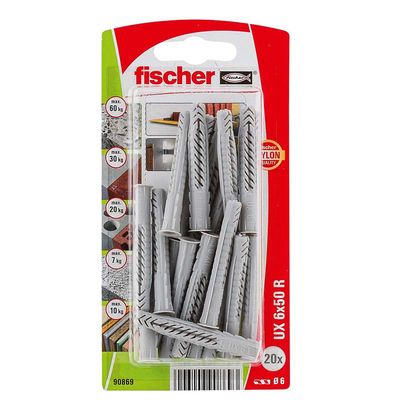 Fischer ux 6x50r k universal - 20pcs, , medium