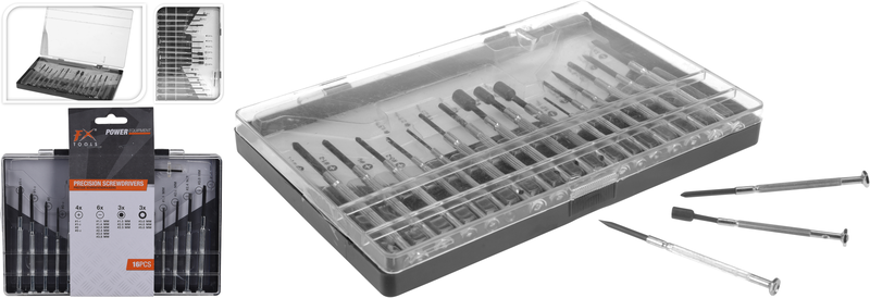 Screwdriverset 16pcs precision, , medium-null