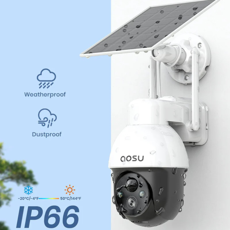 Aosu solarcam d1 lite solar-powered wireless security camera, , medium-null