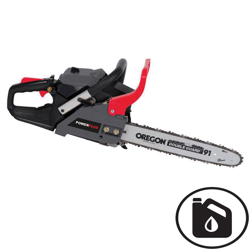 Powerplus poweg2010 chainsaw 37,2cc 350mm, , medium image number null