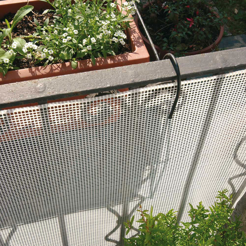 Square mesh white 1m 0.5cm (per meter) image number null