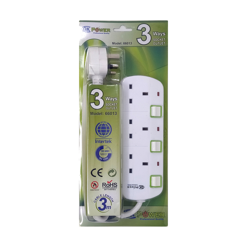 Πολύμπριζο 3 θέσεων uk 3m image number null