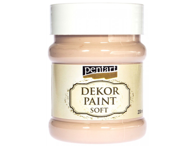 Pentart dekor βαφη soft 230ml καπουτσινο, Cappuccino, medium