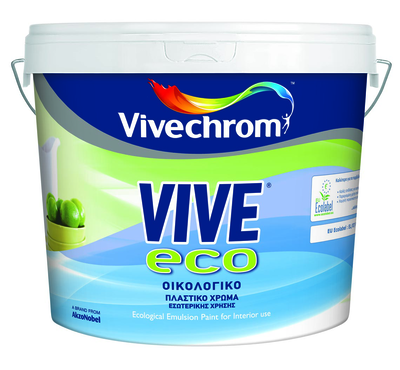 Vivechrom sweet white οικολογικο πλαστικο χρωμα 9l