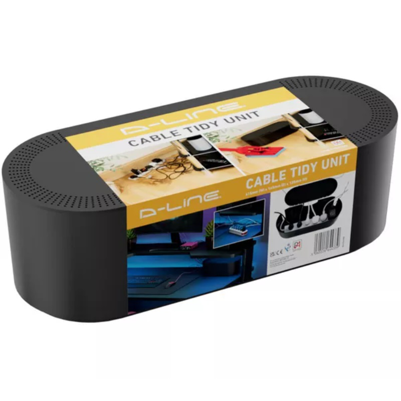 D-line cable tidy large - black, , medium-null