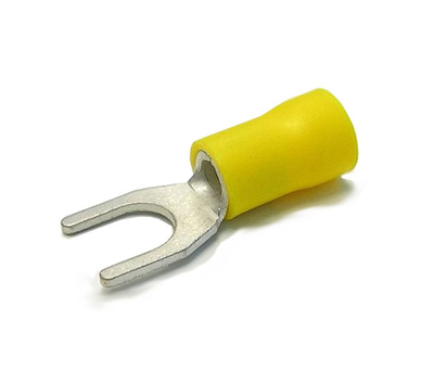 Sas fork term yellow 6mm 100pcs, , medium