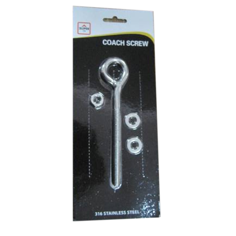S/s coach screw 8mm, , medium-null