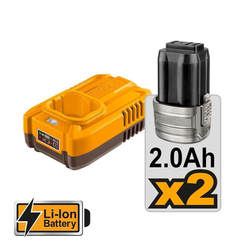 Ingco &sigma;&epsilon;&tau; &pi;&alpha;&lambda;&mu;&iota;&kappa;ό &kappa;&alpha;&tau;&sigma;&alpha;&beta;ί&delta;&iota; &mu;&pi;&alpha;&tau;&alpha;&rho;ί&alpha;&sigmaf; brushless 170nm 16v &mu;&epsilon; 2 &mu;&pi;&alpha;&tau;&alpha;&rho;ί&epsilon;&sigmaf; 2.0ah, , medium-null