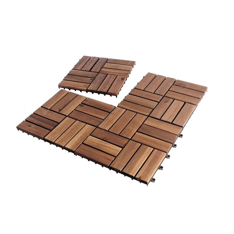 Deck tile acacia 12s 30x30cm 9pcs, , medium-null