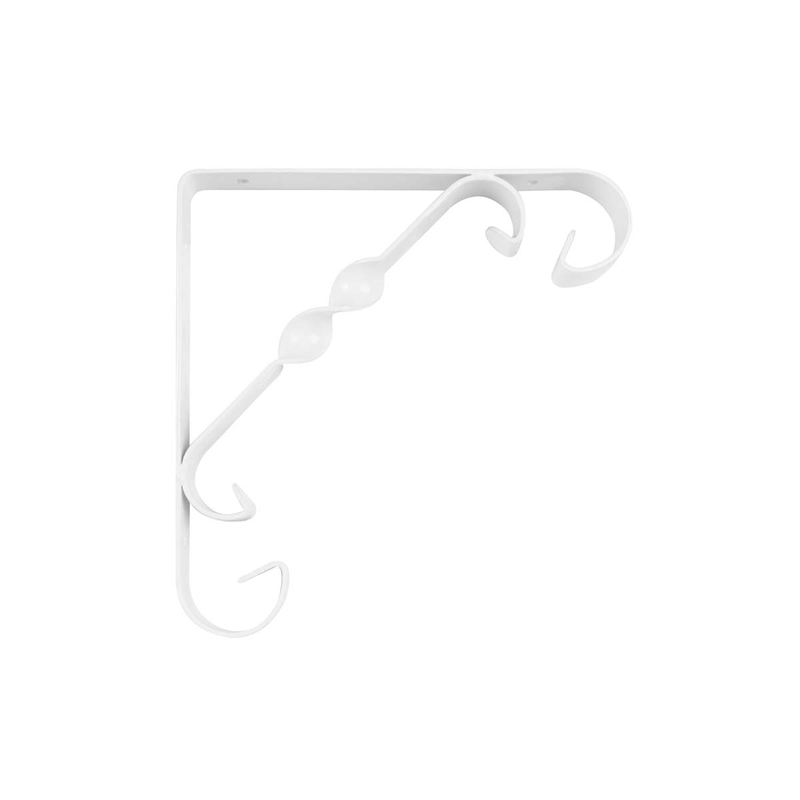 Shelf corner mod. 20 150x150mm metallic black-null
