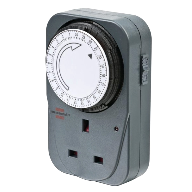 Brennenstuhl 24-hour mechanical timer connected, , medium-null