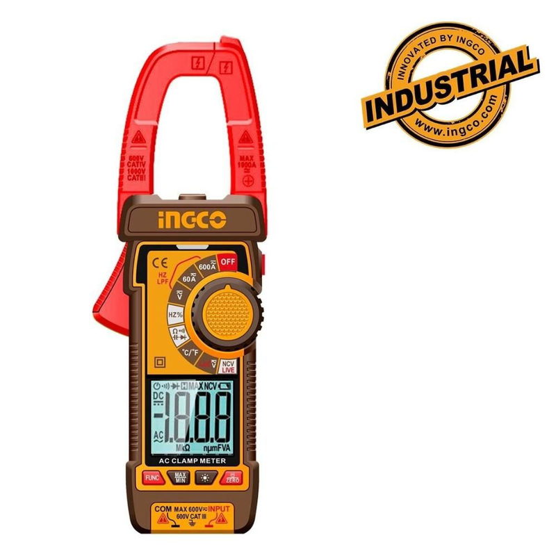 Ingco dc/ac clamp meter 600a &mu;&epsilon;&tau;&rho;&eta;&tau;ή&sigmaf; &sigma;&phi;&iota;&gamma;&kappa;&tau;ή&rho;&alpha; trms, , medium-null