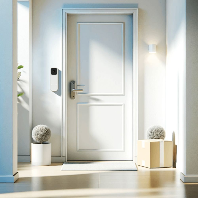 Product image: Woox έξυπνο κουδούνι βίντεο & chime 3mp με λειτουργίες ασφαλείας και ευκολίας άσπρο, , medium-null