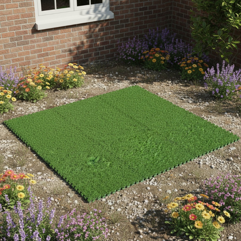 Floormat foam eva grass design - 40x40x1, , medium-null