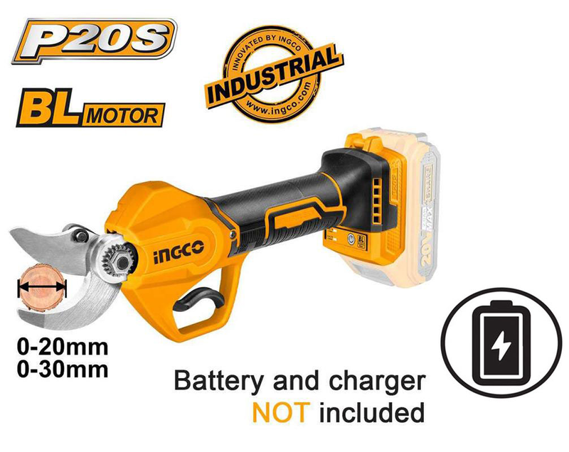 Ingco cssli20308 cordless shear 20v solo, , medium image number null