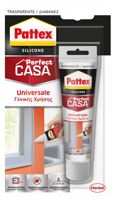 Pattex universal clear blister 50ml, Διαφανo, medium