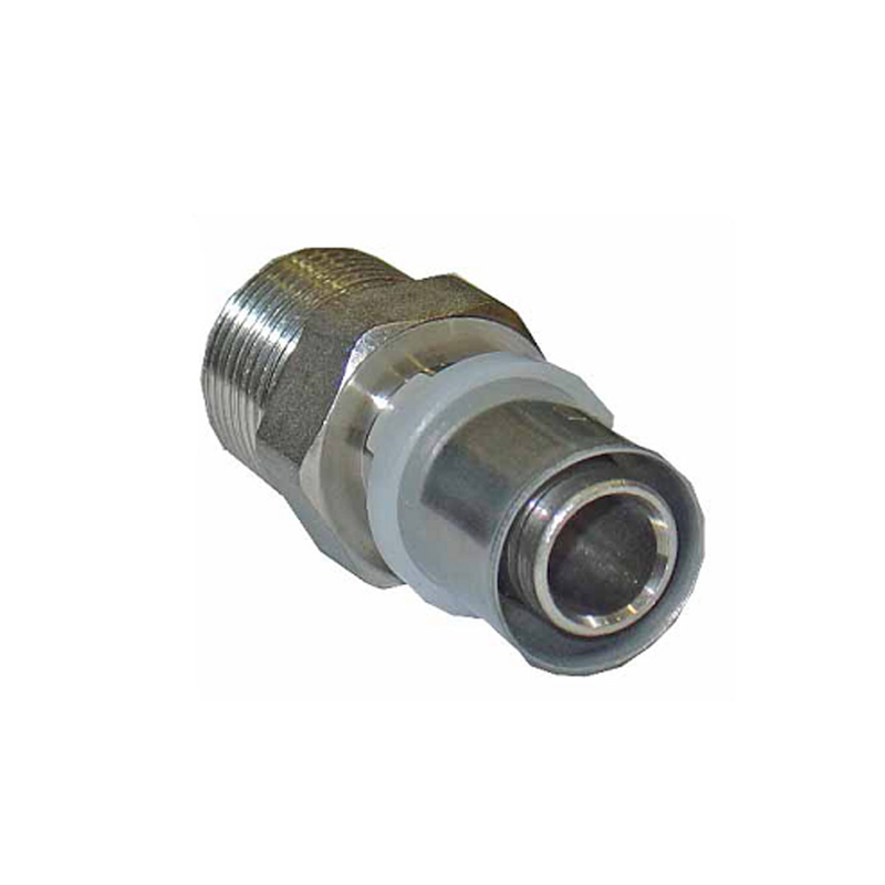 Aluminum nipple pressed 20mm &chi; 1/2-null