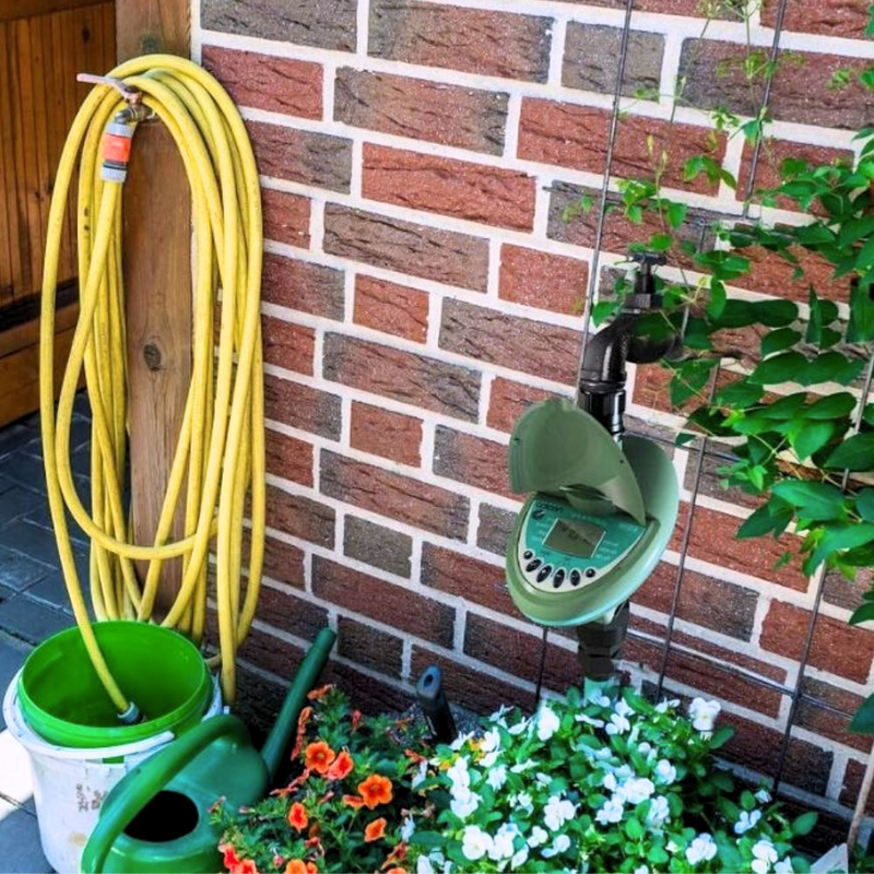 Galcon 9001 3/4'' αδιάβροχος ψηφιακός προγραμματιστής άρδευσης μπαταρίας με οθόνη & ενσωματωμένο φίλτρο για μικρούς κήπους και μπαλκόνια, , medium-null