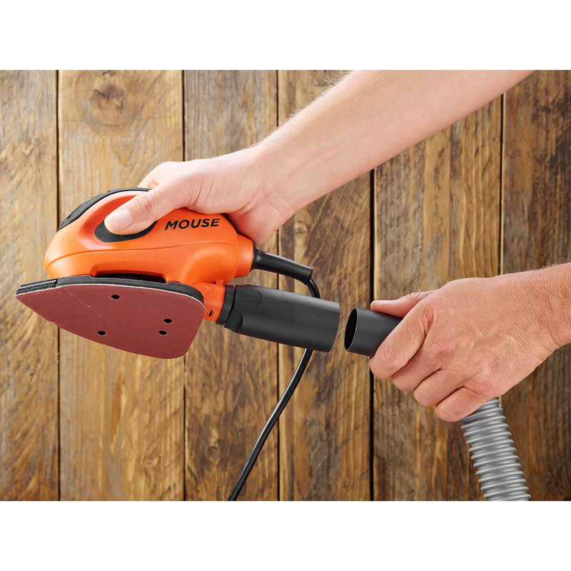 Mouse sander 55w + 15 accessories + soft bag bew230bc-qs black & decker, , medium image number null
