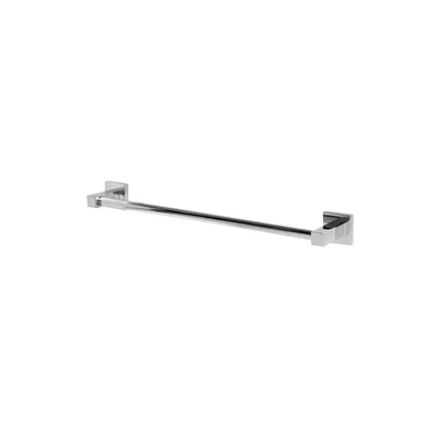 Arctic 460mm bathroom towel rail metal silver, , medium