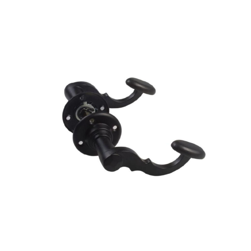 Door hand model 100r &oslash;60mm metallic black-null