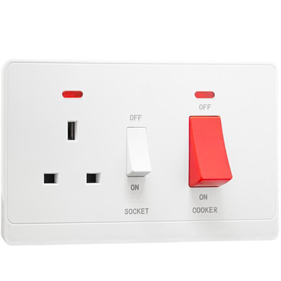 Swf rangg cooker unit with led - white, , medium