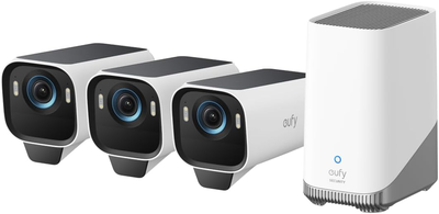 Anker eufy security camera kit eufycam s3 pro 3pack & homebase3, , medium