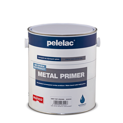 Pelelac&reg; metal primer grey 0.5l water based, , medium
