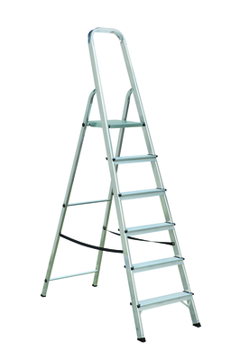 Super aluminium ladders 5+1 steps