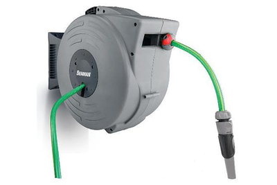 Auto rewind reel with hose  20m (077081), , medium