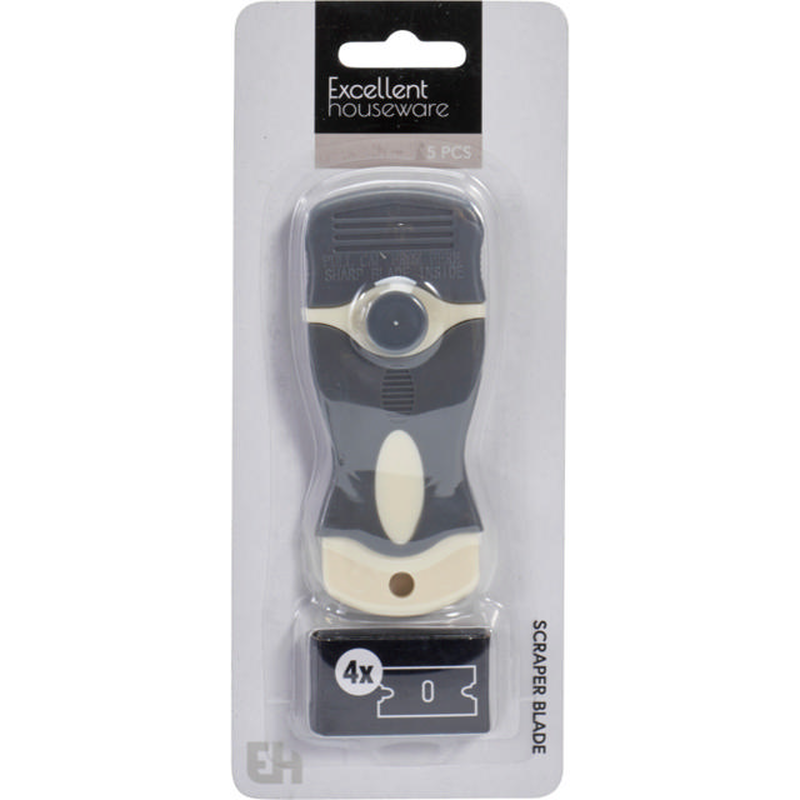 Scraper set with 4 extra blades, , medium-null