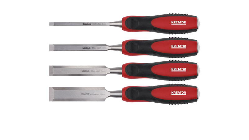 Kreator wood chisel set tpr 4pcs image number null