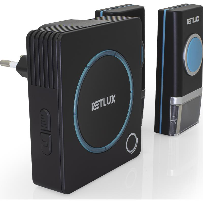 Product image: Retlux ασυρματο κουδουνι πορτας - μαυρο, , medium-null