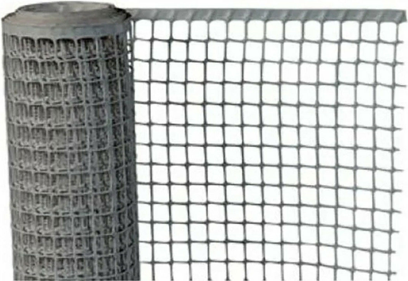Product image: Gr square mesh silver grey 1m (per meter), , medium-null