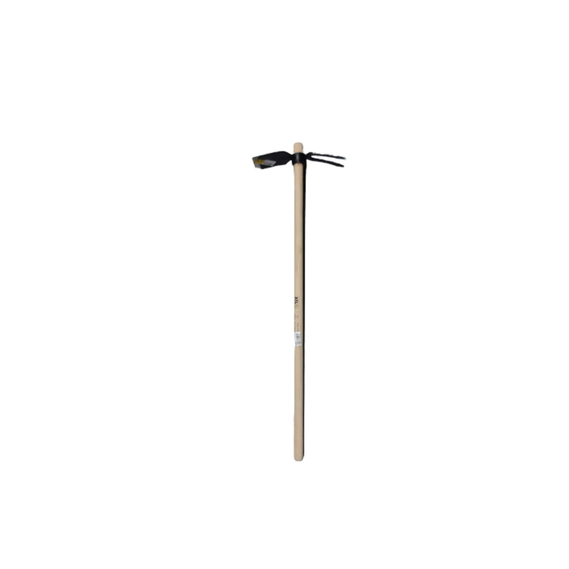 Hoe straight with wooden hand-null