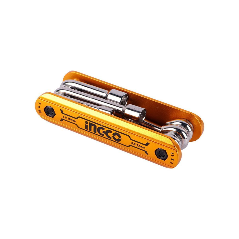 Ingco folding nut driver set 6pcs, , medium-null