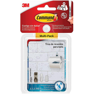 3m command waterproof stripes 1.3kg - 4.4kg white, , medium