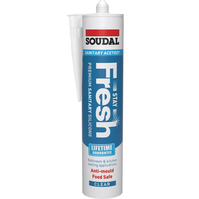 Soudal stay fresh sanitary σιλικονη - διαφανο, , medium