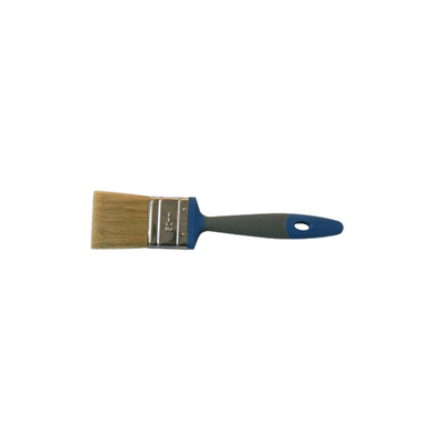 Flat brush blue with gray handle 50mm, , medium