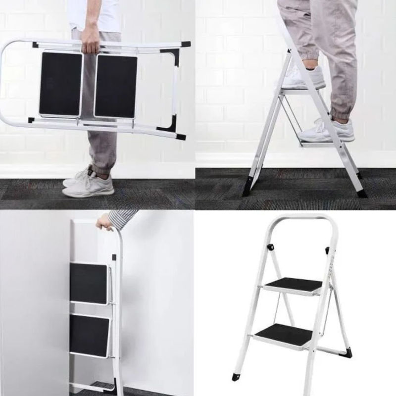 Product image: Kaokey σιδερένια σκάλα βαριάς κατασκευής 2 σκαλιά έως 150kg, , medium-null