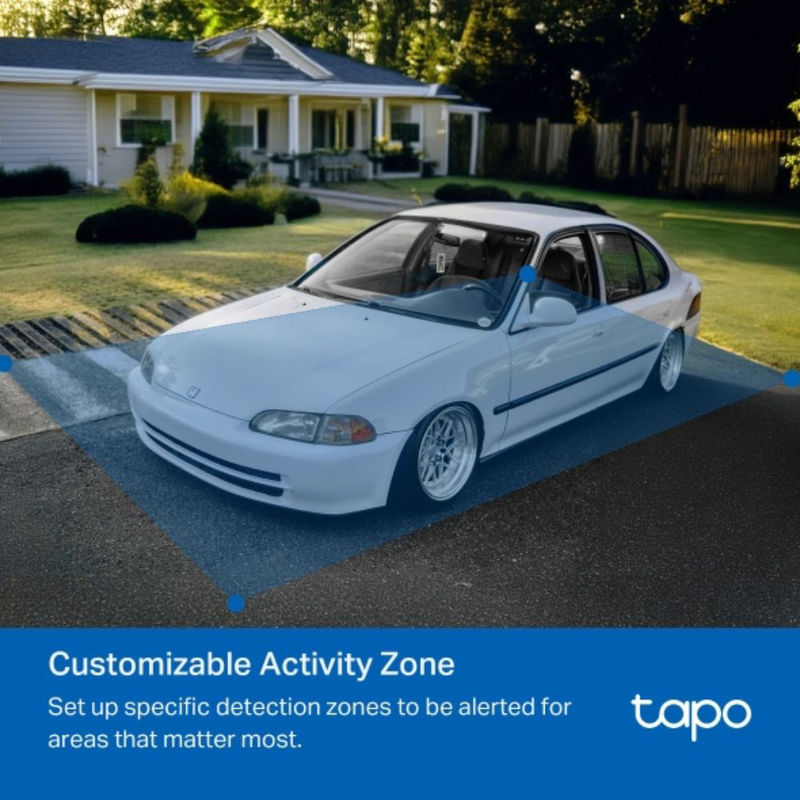Tapo c520ws εξωτερική ασύρματη κάμερα ασφαλείας Wi-Fi με πανοραμική περιστροφή, σύστημα ai ανίχνευσης & νυχτερινή όραση, , medium-null