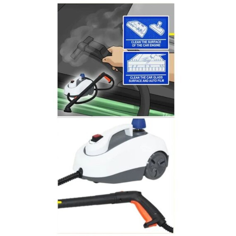 Product image: Wadfow ισχυρός ατμοκαθαριστής 1800w με δεξαμενή 1,5l & πολλαπλά αξεσουάρ, , medium-null
