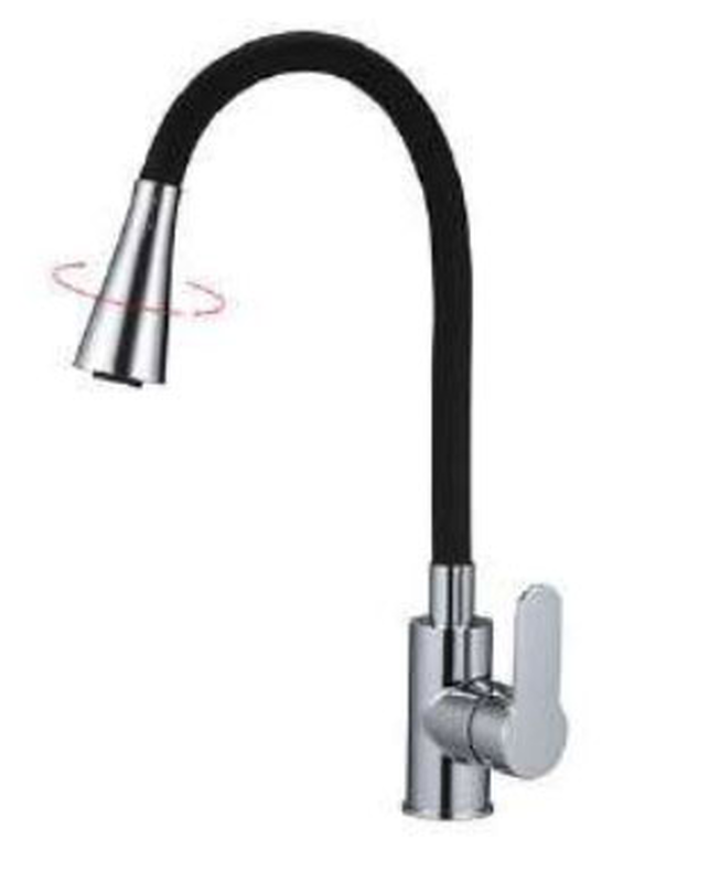 Pluie cont art kitchen mixer black stp, , medium-null