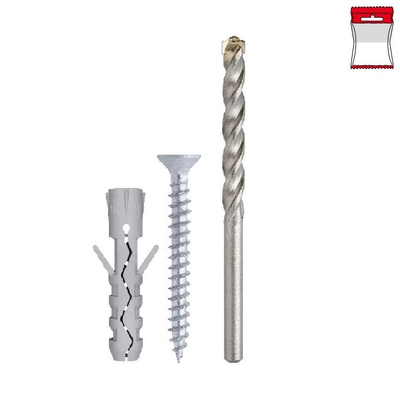 Friulsider screw with plug 10x50 4pcs, , medium
