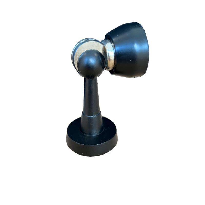 Product image: Μαγνητικο στοπερ πορτας με ποδι 5033 - μαυρο ματ, , medium-null